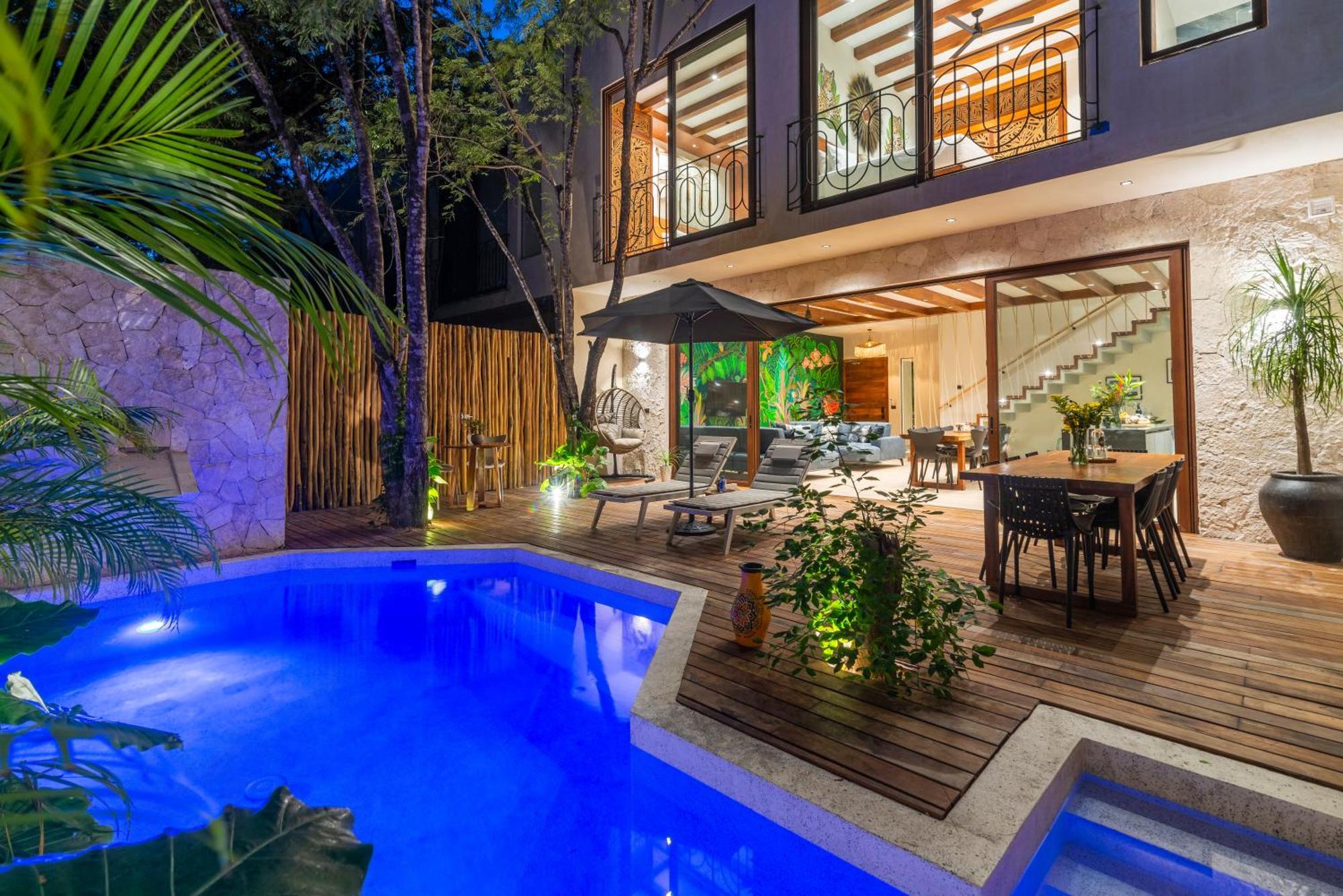 El Rey Loro - Lux 4 Bed Villa @Bluedeertulum Exterior foto